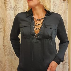Front Tie Blouse